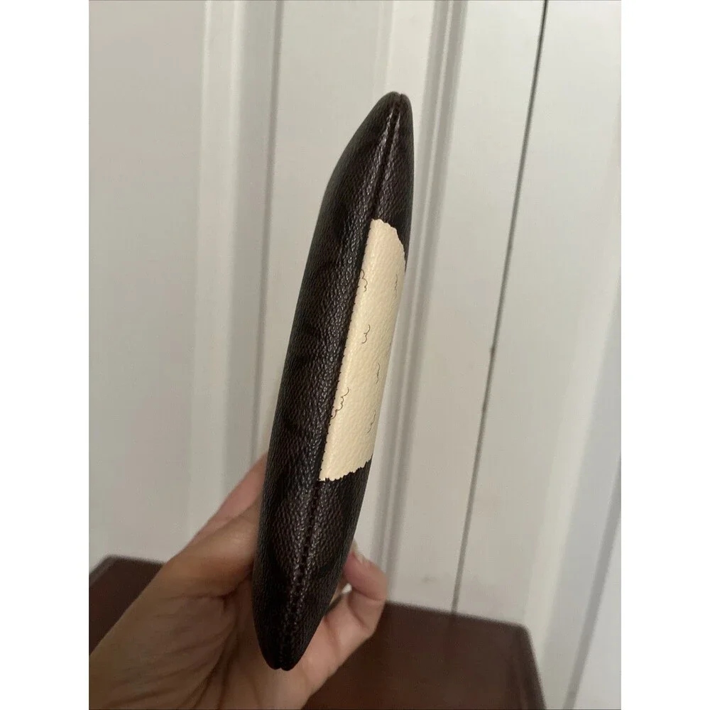 Coach Unicorn Fantasy Signature Wallet Wristlet Leather Brown